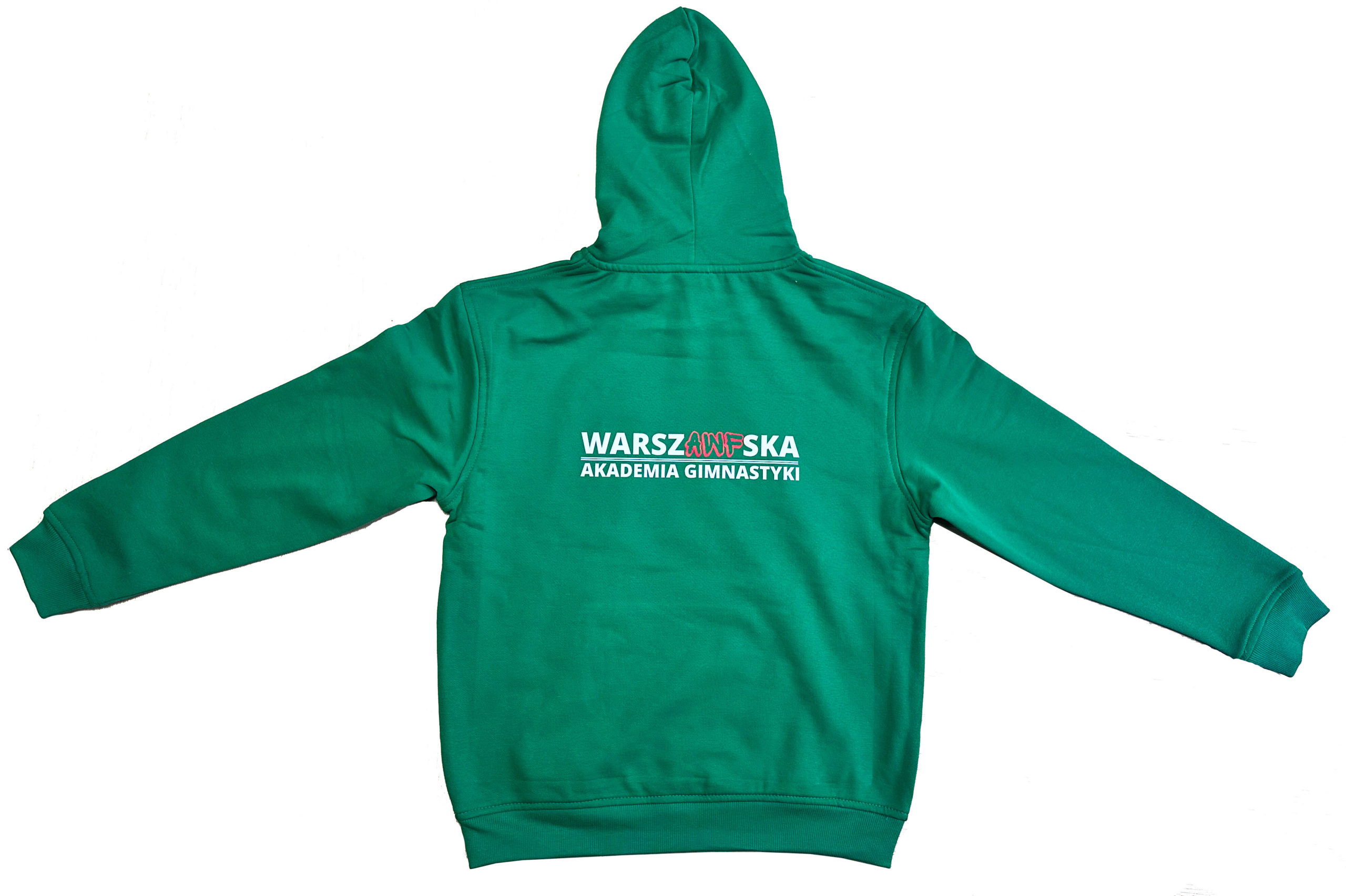 Świąteczna zielona bluza z czerwonym LOGO - obrazek 3